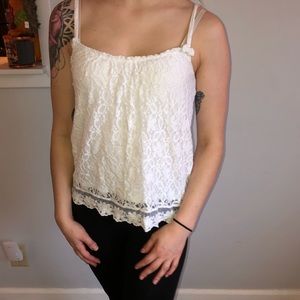 Lace tank top